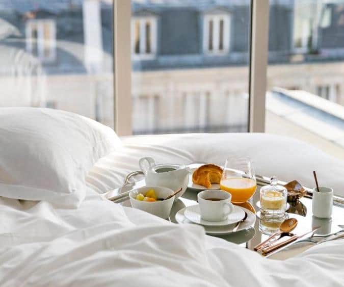 Hôtel arrivée le matin
